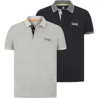 Jan Vanderstorm Doppelpack Poloshirt HARALDFRED Herren 3592 silbergrau 80/82