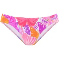 Sunseeker Bikini-Hose "Butterfly", Damen, Gr. 44, N-Gr, lila (lila, orange), Microfaser, Polyamid, bedruckt, Badehosen Bikini-Hose, mit Schmetterling-Design, Topseller