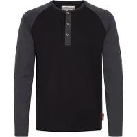 INDICODE JEANS Rundhalsshirt IDWinston in Schwarz | Gr.: XL