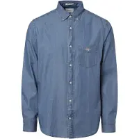 Gant Reg Indigo Bd Langarmhemd