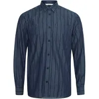 Casual Friday Langarmhemd "Langarmhemd CFAlvin", Herren, Gr. XXL, N-Gr, blau (navy blazer), Obermaterial: 100% Baumwolle CO., Hemden Langarmhemd