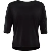 Winshape 3/4-Arm-Shirt "BAMS001", Damen, Gr. S, schwarz, 95% Viskose, 5% Elasthan, U-Boot-Ausschnitt, Shirts 3/4-Arm-Shirt, Seidig weiches Bambusgewebe