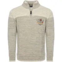 Carisma Strickpullover "Pullover", Herren, Gr. XXL, beige, Obermaterial: 100% Polyacryl PAN., uni, regular fit, Pullover Strickpullover, Premium Strickpullover