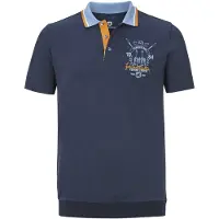 Jan Vanderstorm Poloshirt "Poloshirt ORVAR", Herren, Gr. 5XL, blau (dunkelblau), Obermaterial: 100% Baumwolle CO., Shirts Poloshirt
