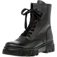 Gabor Damen Schnürstiefeletten Schwarz Synthetik Größe: 41