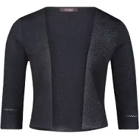 Vera Mont Bolero "Strickbolero ohne Verschluss", Damen, Gr. XS, blau (dunkelblau, dunkelblau), Obermaterial: 80% Viskose CV. 20% Polyester PES., Strickjacken Bolero, Topseller