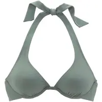 Bench Bügel-Bikini-Top . "Perfect", Damen, Gr. 42, Cup E, grün (oliv), Microfaser, Polyamid, unifarben, Bikini-Oberteile Bügel-Bikini-Top