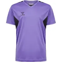 Hummel Uni_Kids Hmlauthentic Pl Jersey S/S Kids T-Shirt, Dahlia Purple/Asphalt,