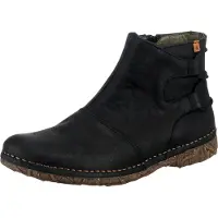 El naturalista für Damen. 2N9171010005_001 Lederstiefeletten N917 Angkor grau (38), 1 bis 3 cm, Reißverschluss, Lässig