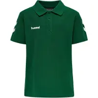 Hummel Kinder Poloshirt Go Kids Cotton Polo 203521-6140 128 - Evergreen - 128