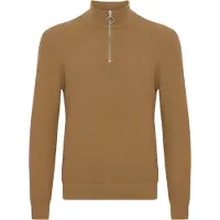 Casual Friday Troyer "Troyer CFKarlo", Herren, Gr. XXL, braun (ermine), Obermaterial: 100% Baumwolle CO., Pullover Troyer