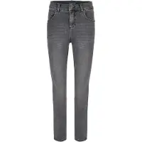 ANGELS Slim-fit-Jeans "Cici", Damen, Gr. 36, Länge 28, grau (grau used), Denim/Jeans, Obermaterial: 93% Baumwolle, 5% Polyester, 2% Elasthan, slim fit, Jeans Slim-fit-Jeans