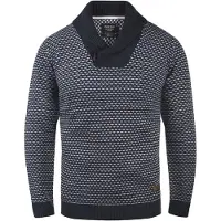 INDICODE JEANS Strickfleece-Pullover "Strickpullover IDCopent", Herren, Gr. 3XL, blau (navy), Obermaterial: 100% Polyacryl PAN., Pullover Strickfleece-Pullover