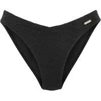 Sunseeker Bikini-Hose "Loretta", Damen, Gr. 44, N-Gr, schwarz, Polyamid, Strukturmuster, unifarben, Badehosen Bikini-Hose, mit V-förmigem Bündchen