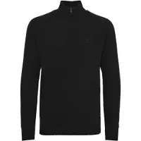 Indicode Troyer "Troyer IDTorino", Herren, Gr. XXL, schwarz, Obermaterial: 46% Baumwolle CO recyc.. 34% Baumwolle CO. 20% Polyester PES., Pullover Troyer
