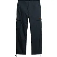 Superdry für Herren. M7011029A Marineblaue lockere Cargohose (32/32), Lässig, Baumwolle