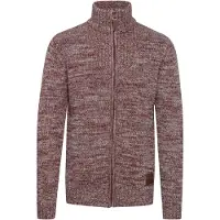 !Solid Strickjacke SOLID "Strickjacke SDPomeroy", Herren, Gr. XL, rot (wine rot m), Obermaterial: 100% Baumwolle CO., Strickjacken Strickjacke