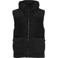 INDICODE JEANS Steppweste IDFlikko in Schwarz | Gr.: M