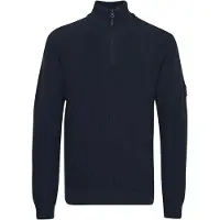 Indicode Troyer "Troyer IDRevillan", Herren, Gr. XXL, blau (navy), Obermaterial: 46% Baumwolle CO recyc.. 34% Baumwolle CO. 20% Polyester PES., Pullover Troyer