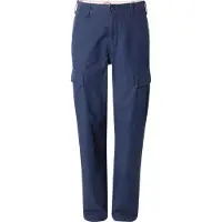 Levi's Cargohose "XX CARGO STRAIGHT", Herren, Gr. 36, Länge 34, blau (navy blazer), Web, Obermaterial: 100% Baumwolle, straight fit lang, Hosen Cargohose, Gesäß- und Cargo- Taschen mit Patten