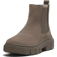 Timberland für Damen. TB0A2FK2EM51 Greyfield Mid taupefarbene Chelseastiefel aus Leder (42 W), Wohnung, Keine, Lässig, Nachhaltig