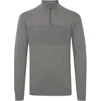 INDICODE JEANS Troyer "Troyer IDErno", Herren, Gr. 3XL, grau (grau mix), Obermaterial: 80% Baumwolle CO. 20% Polyamid PA., Pullover Troyer