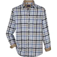 Babista Langarmhemd "Hemd MILANTARA", Herren, Gr. XL, weit, weiß (weiß kariert), Obermaterial: 100% Baumwolle CO., Hemden Langarmhemd