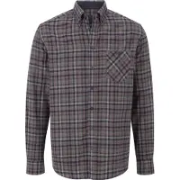 Babista Langarmhemd "Hemd GEROTANI", Herren, Gr. XXL, weit, blau (dunkelblau lila kariert), Obermaterial: 100% Baumwolle CO., Hemden Langarmhemd