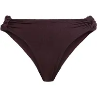 LASCANA Bikini-Hose "Nele", Damen, Gr. 40, N-Gr, lila (aubergine), Polyamid, leicht glänzend, unifarben, Badehosen Bikini-Hose, mit glänzender Beschichtung