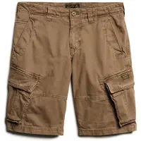 Superdry für Herren. M7110433A Cargo-Shorts Core braun (32), Lässig, Baumwolle