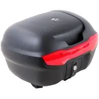 Hepco & becker Topcase Journey 40 35 Liter schwarz unlackiert Unisexneutral140 - Motorradzubehör - Motorradgepäck