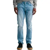 Gant für Herren. 1000261 Jeans Regular Fit blau (30/32), Lässig, Baumwolle, Denim