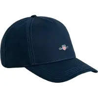 Gant Teen Unisex Shield Cotton Twill Cap Evening Blue Größe: S/M | Outlet | kids | Blau