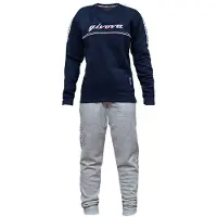 Givova Trainingsanzug mit Fleece-Streifen, Mädchen 100