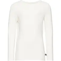 Minymo Longsleeve "Longsleeve MIBlouse", Mädchen, Gr. 134, weiß, Obermaterial: 93% Viskose CV. 7% Elasthan EL., Blusen Longsleeve
