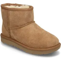 Ugg Unisex für Kinder. 1017715T Klassische Mini II Lederstiefeletten braun (30), Wohnung, Keine, Lässig, Heimtextilien, Kinderbekleidung