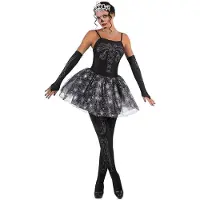 MOM Skelett Ballerina Damenkostüm