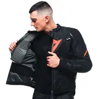 Dainese Smart Jacket LS Sport D-Air Textiljacke Herren schwarz, 56