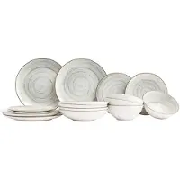Cosy & Trendy Geschirrset Sintra Dusty Blue 16-teilig / 4 Personen