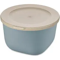 Koziol Frischhaltedose CONNECT BOX 1 mit Deckel, 1 Liter, Zeitlose Brotdose für ein luftdichtes Aufbewahren von Lebensmitteln, Farbe: blau