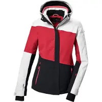 Killtec Damen Skijacke/Funktionsjacke mit abzippbarer Kapuze und Schneefang KSW