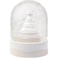 Villeroy & Boch Weihnachtsfigur "Schneekugel Winter Glow ø 11 cm beige", beige, LIKE. BY , Dekofiguren, Weihnachtsfigur