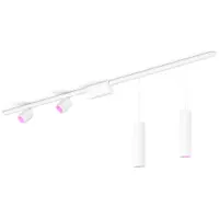 Philips Hue Perifo Basis-set Gerade Deckenleuchte Weiß (2 Spots, 2 Pendel)