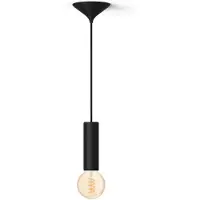Philips Hue Set: Schwarze Kordel Medium + White Ambiance Filament G93 Globe