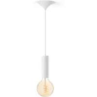 Philips Hue Set: Weisse Kordel Medium + White Ambiance Filament G125 Globe