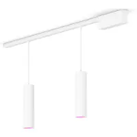 Philips Hue Perifo Basis-set Gerade Deckenleuchte Weiß (2 Pendel)