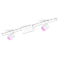 Philips Hue Perifo Basis-set Gerade Deckenleuchte Weiß (2 Spots)