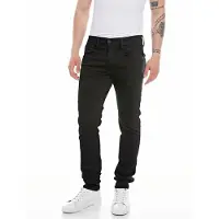 Replay 1100000002199 "Anbass", Herren, Gr. 33, Länge 34, schwarz (schwarz fb1), Denim/Jeans, Obermaterial: 74% Baumwolle, 22% Polyester, 4% Elasthan, slim fit normal, Jeans 1100000002199