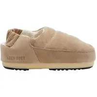 Moon Boot Sandale, Riemen aus Wildleder, Modell 14601500, Farbe: Beige