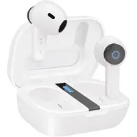 TooQ TQBWH-0031W – Bender Kabellose Bluetooth-Kopfhörer mit Mikrofon mit Ladehül
